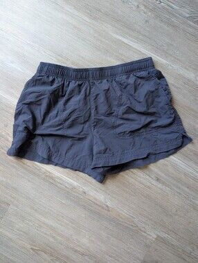 Columbia Women's Dark Gray/Blue Athletic Hiking Shorts